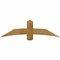 Ekena Millwork Bellingham Rough Sawn Timber Gable Bracket, Western Red Cedar, 60"W x 17"H x 6"D x 6"F, 7/12 Pitch GBW060X17X0606BEL00RWR - alternate 1